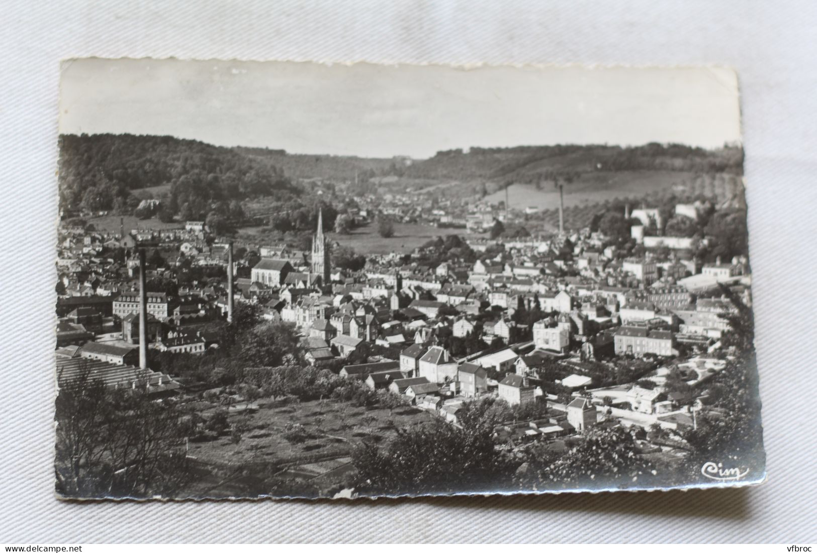 Cpsm, Lillebonne, vue générale, Seine Maritime 76