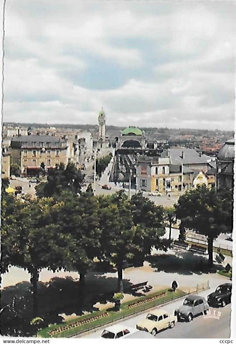 CPSM Limoges L'Avenue de la Gare et la Gare Limoges-Bénédictins