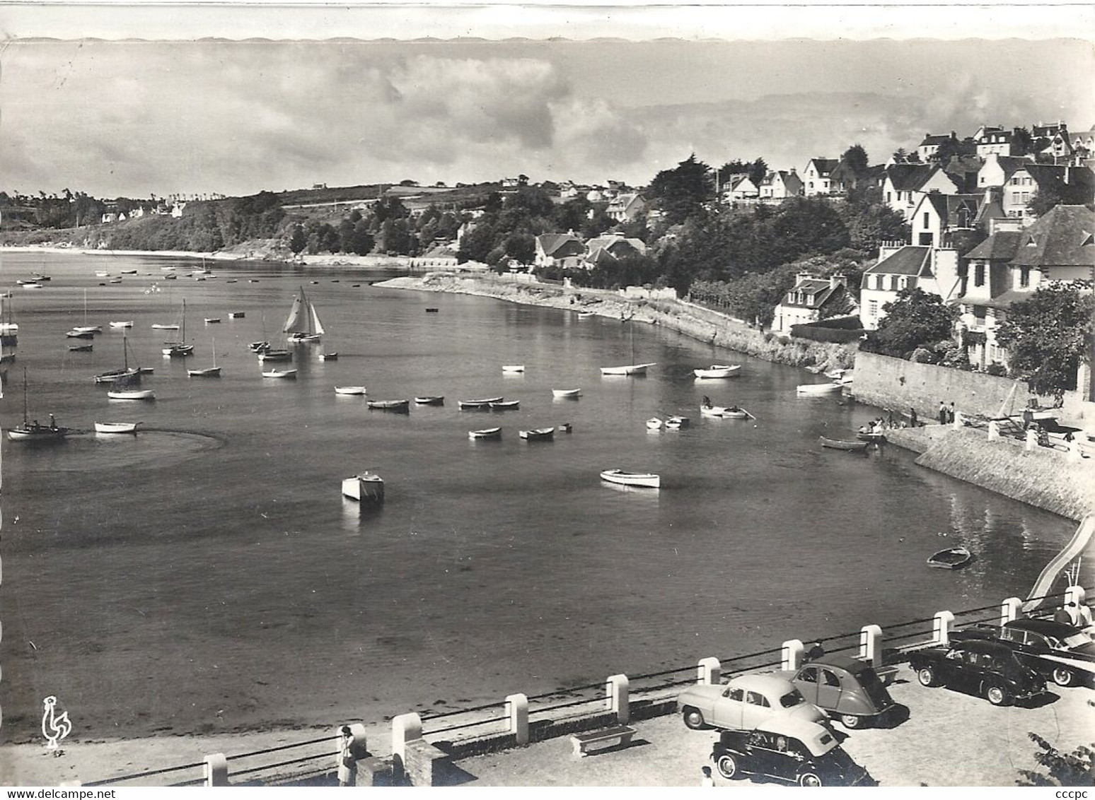 CPSM Locquirec Le Port et la Plage du Billou