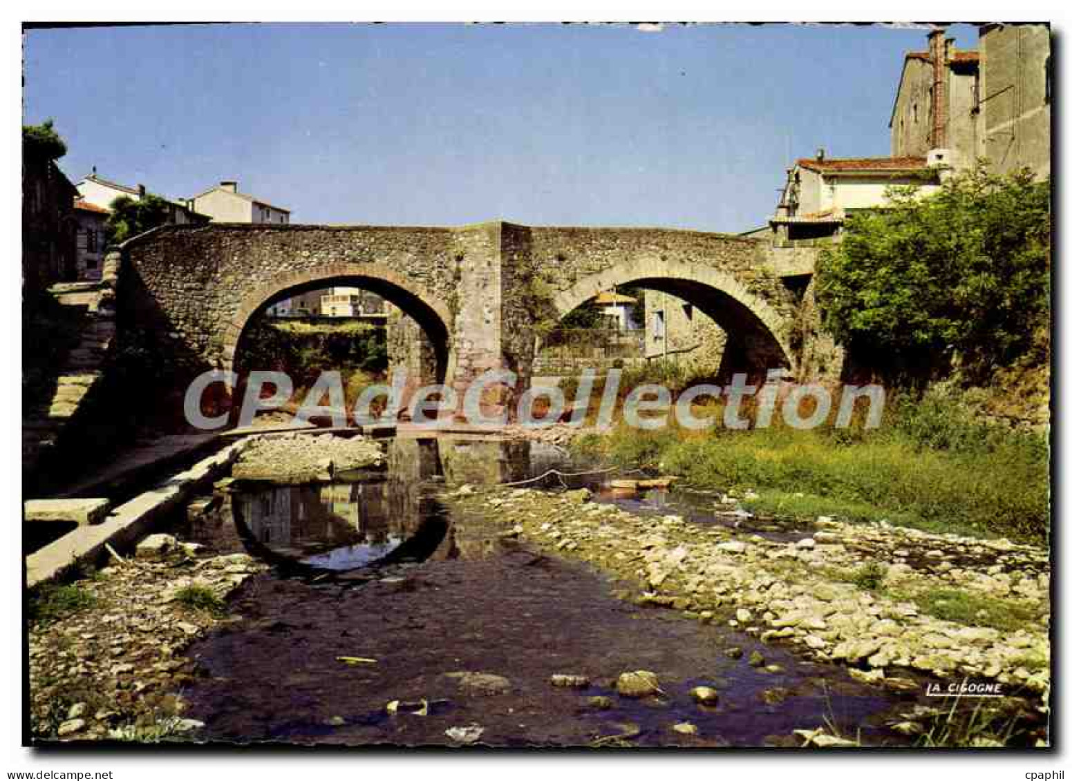 CPSM Lodeve Le Pont Vieux