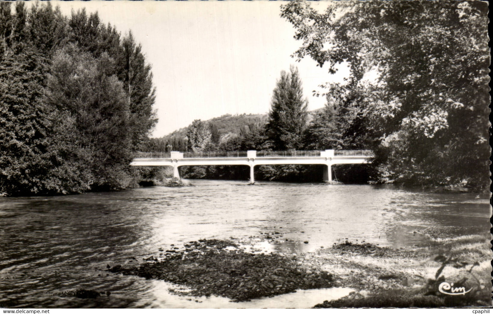 CPSM Loures Barbazan Le pont sur la Garonne