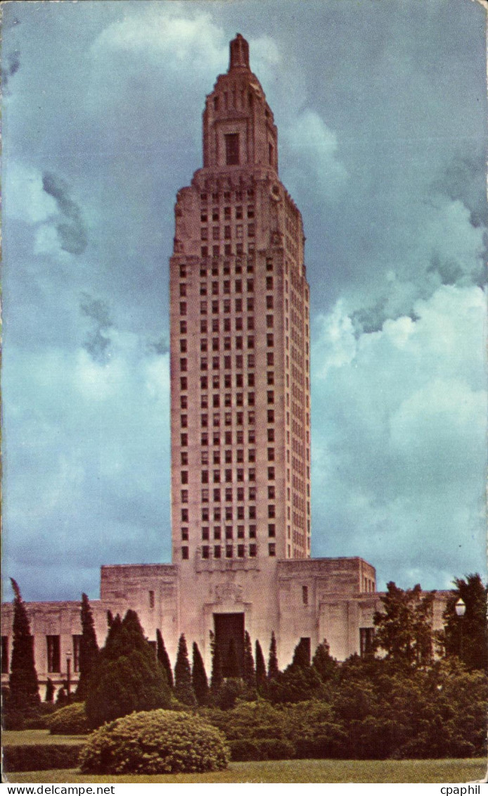 CPSM Lousiana State Capitol Baton Rouge