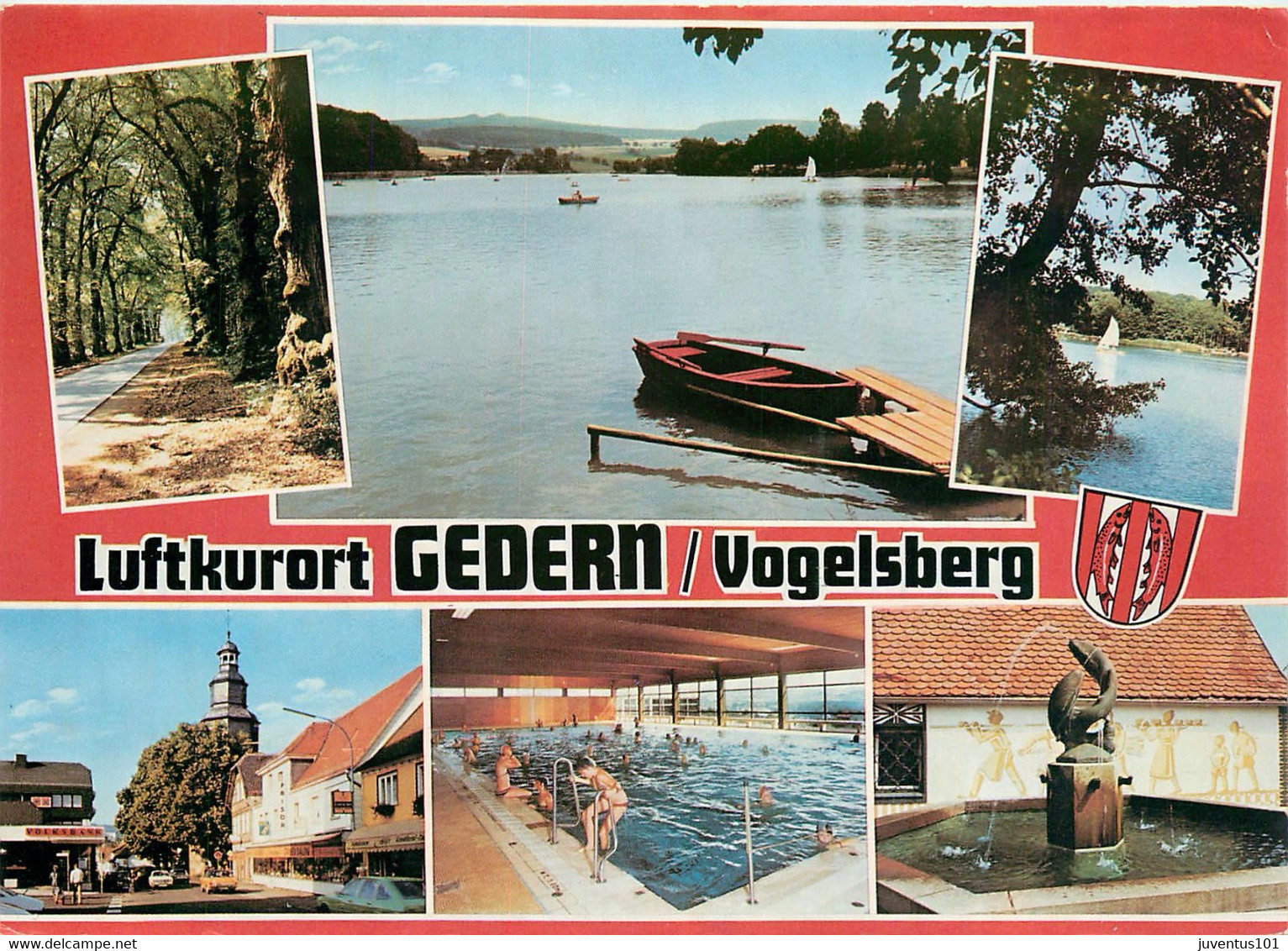 CPSM Luftkurort Gedern-Vogelsberg-Multivues-Timbre    L1772