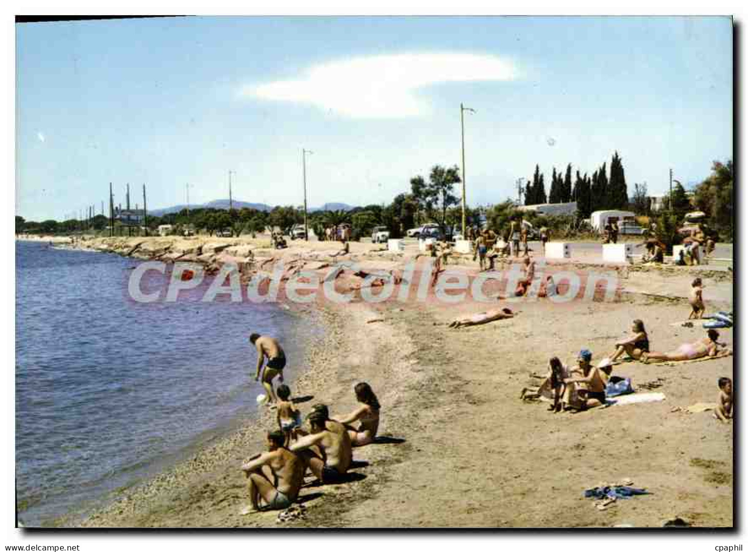 CPSM Lumiere et beaute de la Cote d'Azur La Londe les Maures La plage de Miratar