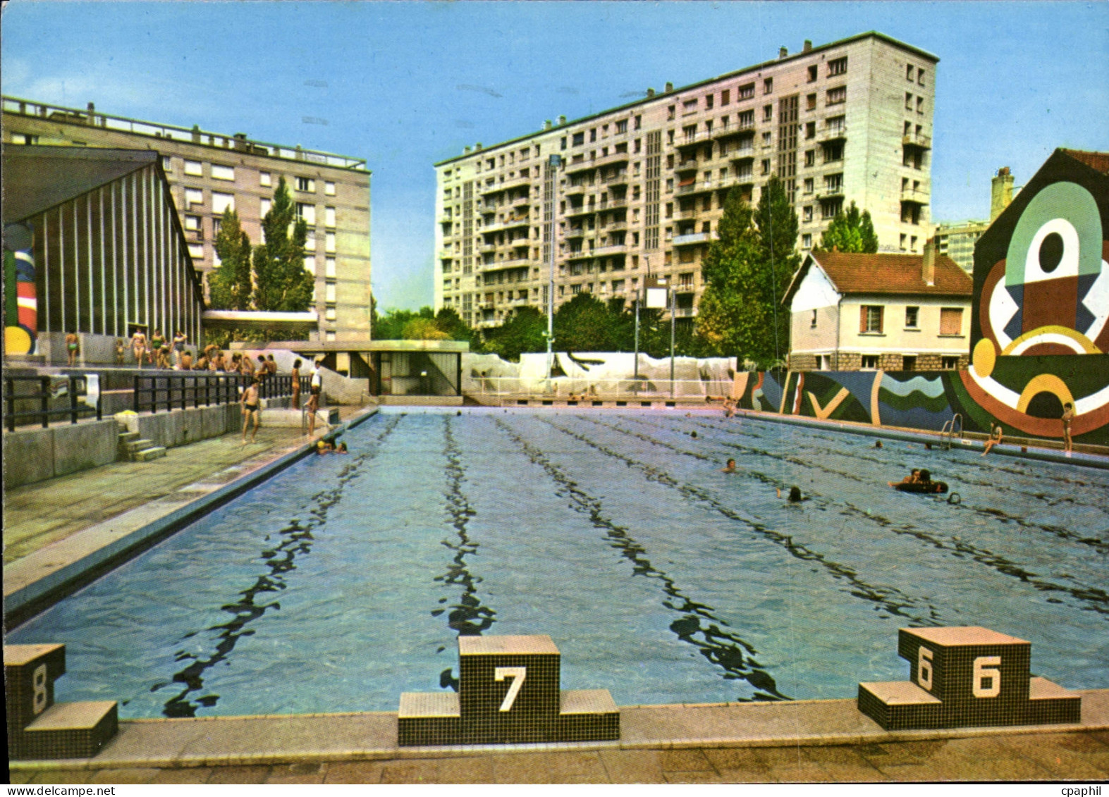 CPSM Malakoff Chatillon sous Bagneaux Centre Nautique Intercommunal