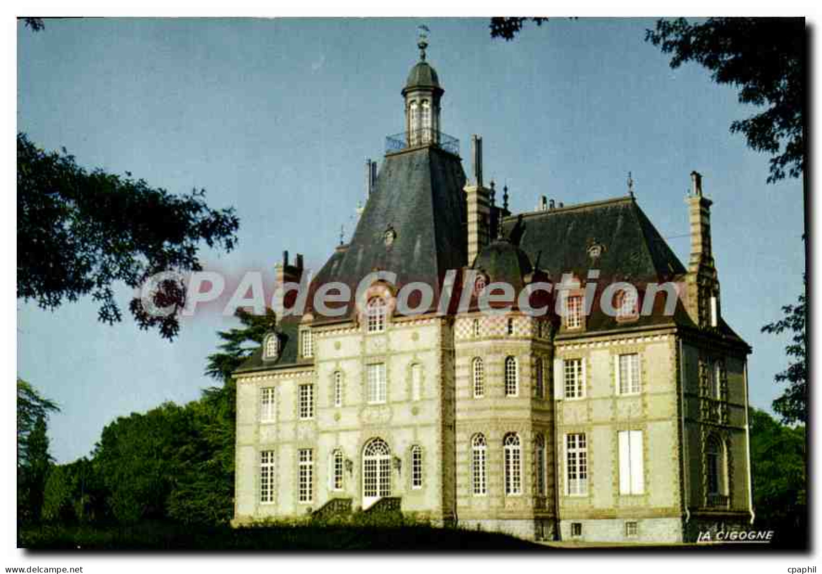 CPSM Malicorne Le Chateau de Rive Sarthe SNCF