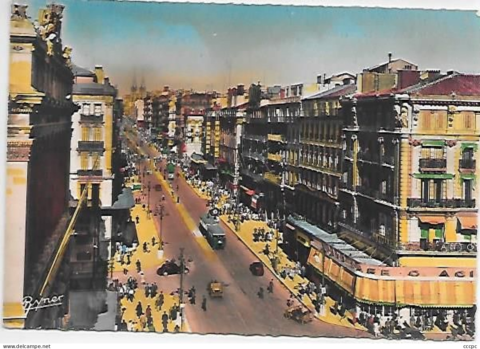 CPSM Marseille La Canebière