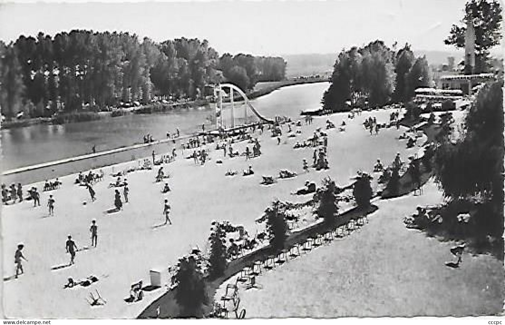 CPSM Meaux - La Plage de Meaux - Trilport