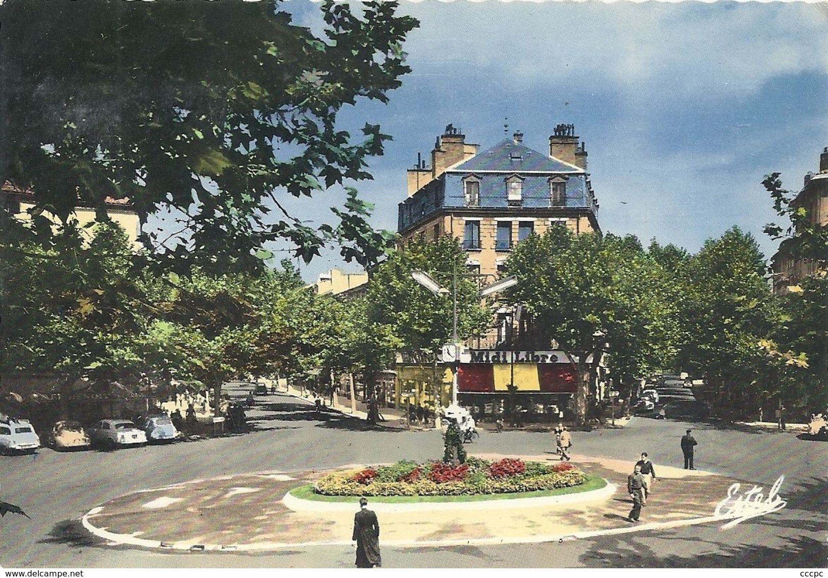 CPSM Millau Place du Mandarous
