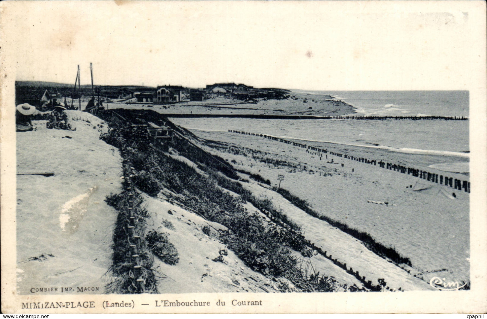 CPSM Mimizan plage L'embouchure du courant