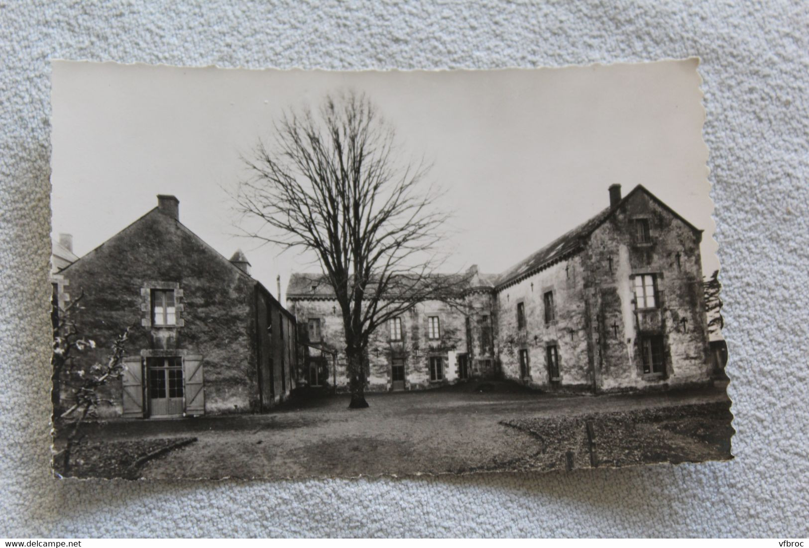 Cpsm, Montaigu, pensionnat Jeanne d'Arc, cour de récréation, Vendée 85