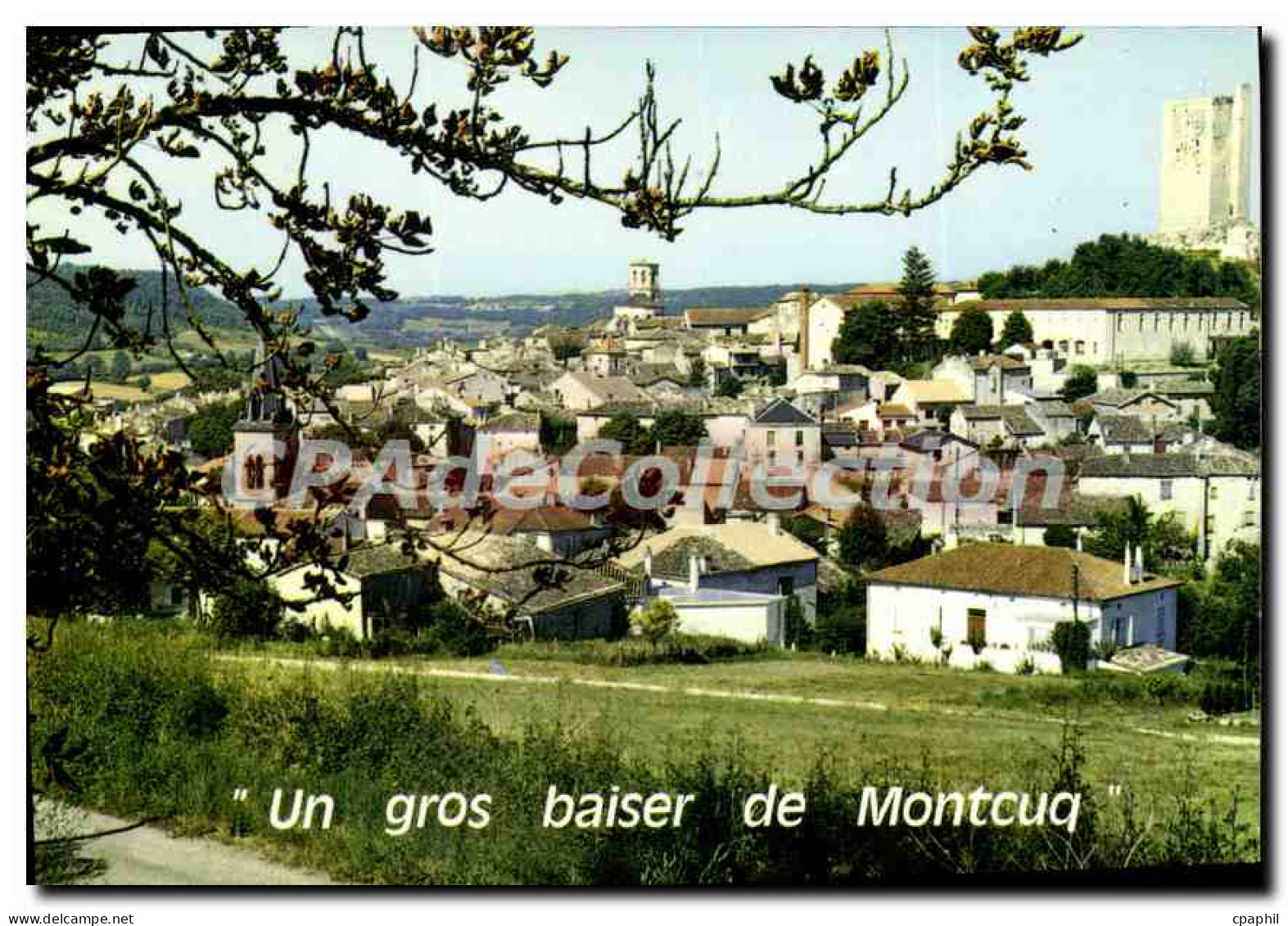 CPSM Montcuq Un Gros Baiser De Montcuq