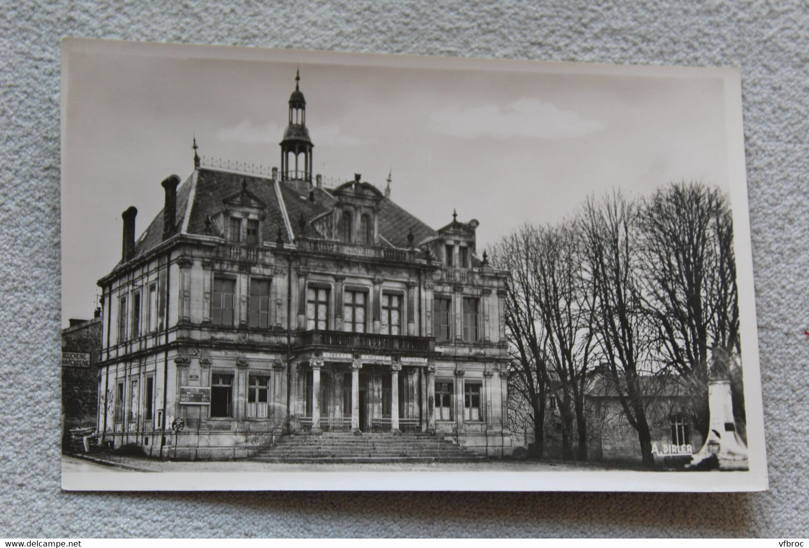 Cpsm, Montiers sur Saulx, la mairie, Meuse 55