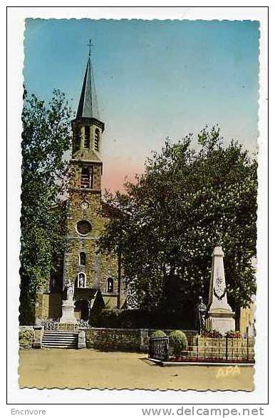 cpsm MONTREDON LABESSONIE eglise et monument aux morts -n°9 apa