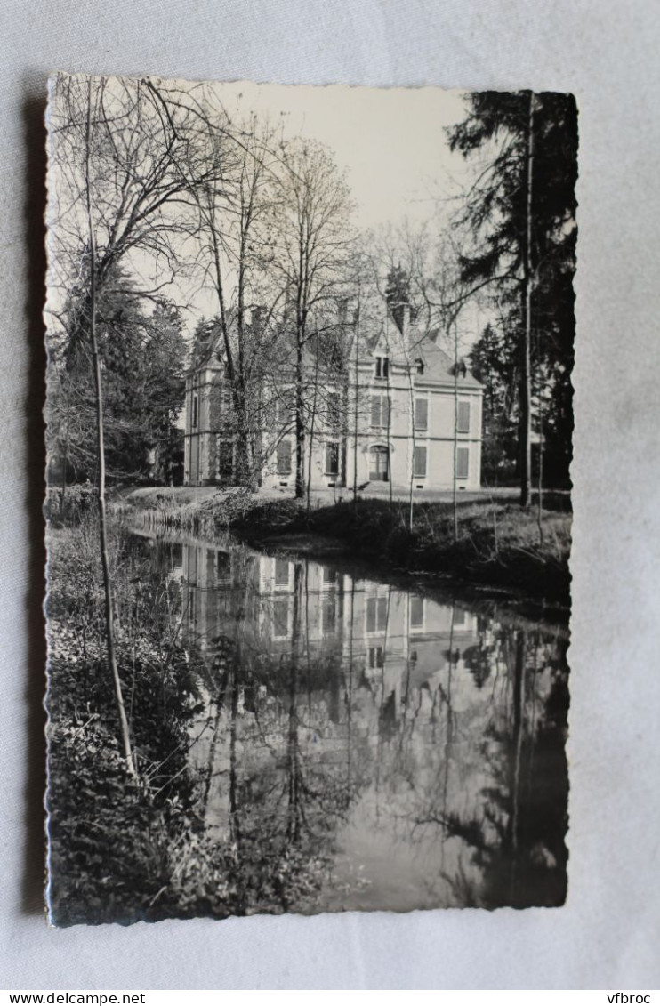 Cpsm, Mussy sur Seine, le canal du château, Aube 10