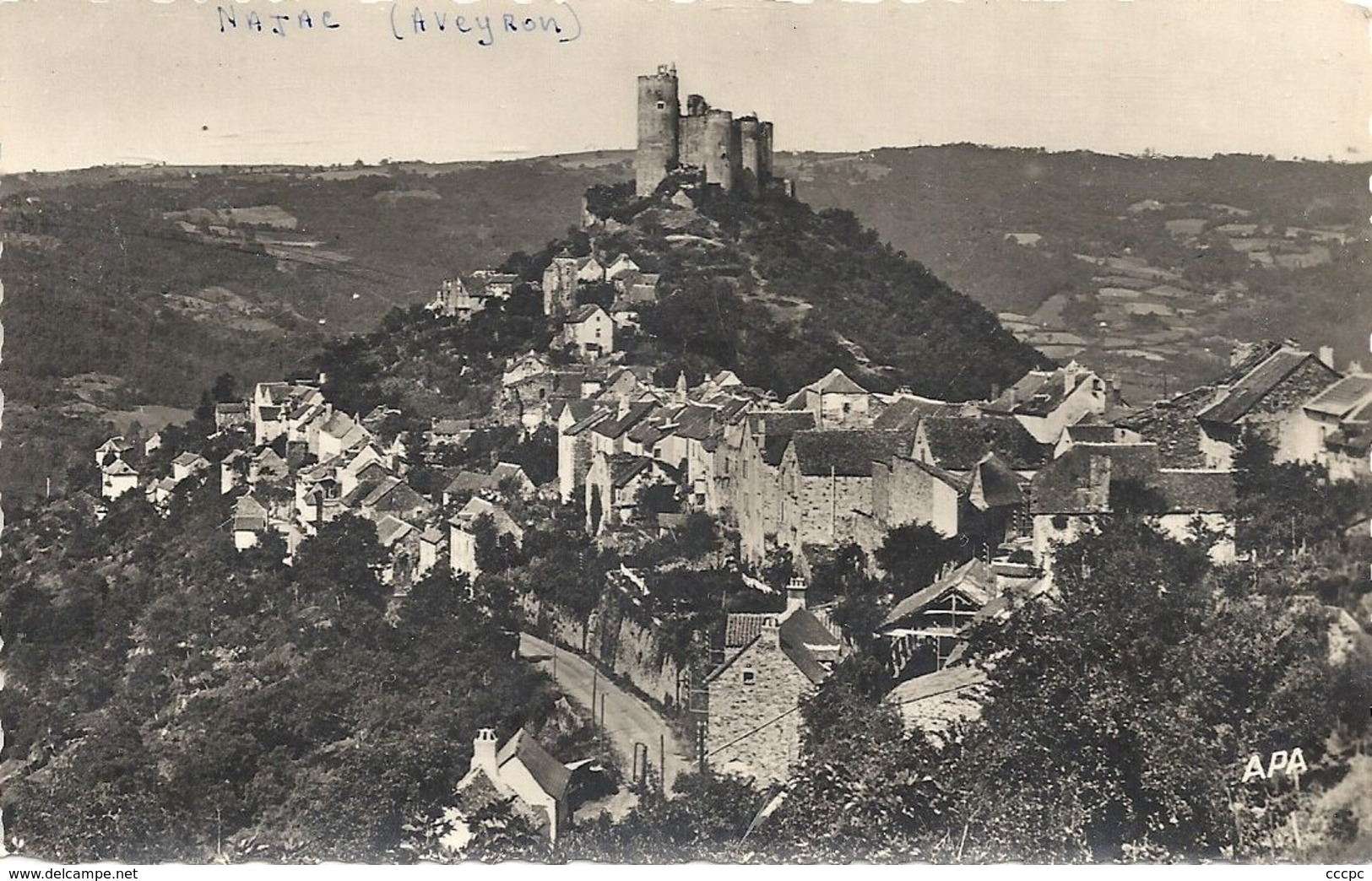 CPSM Najac Le Château et vue générale