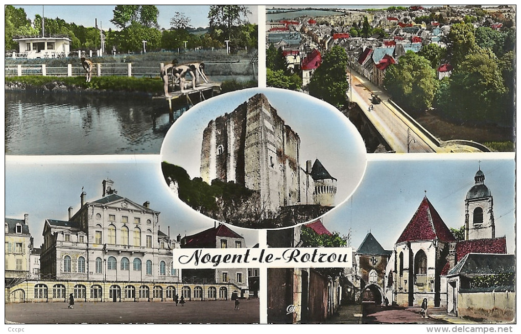 CPSM Nogent-le-Rotrou - Vues Multiples