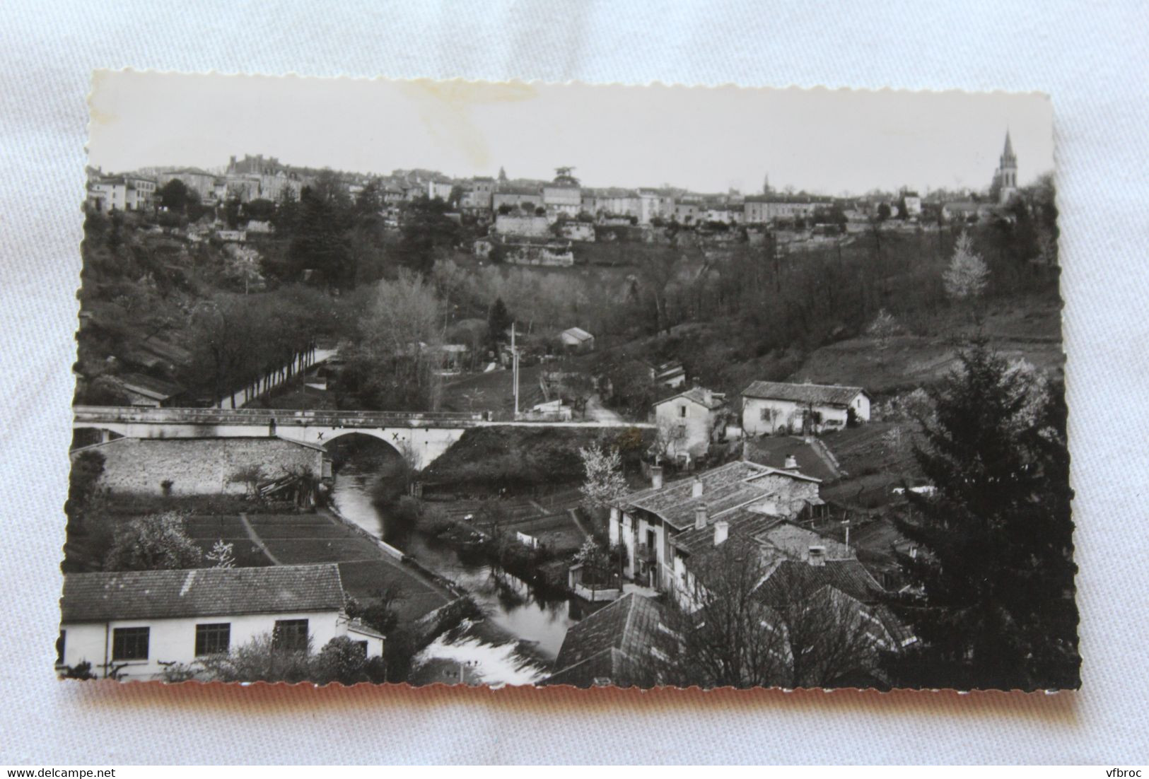 Cpsm, Nontron, le faubourg Magnac et la vallée du Bandiat, Dordogne 24