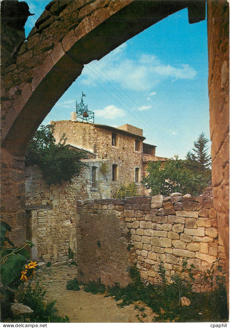 CPSM Oppede le Vieux Vaucluse ancienne Cite Romaine la Mairie