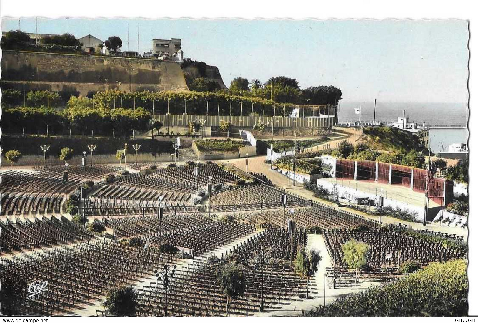 CPSM ORAN 1961 -le théâtre de verdure