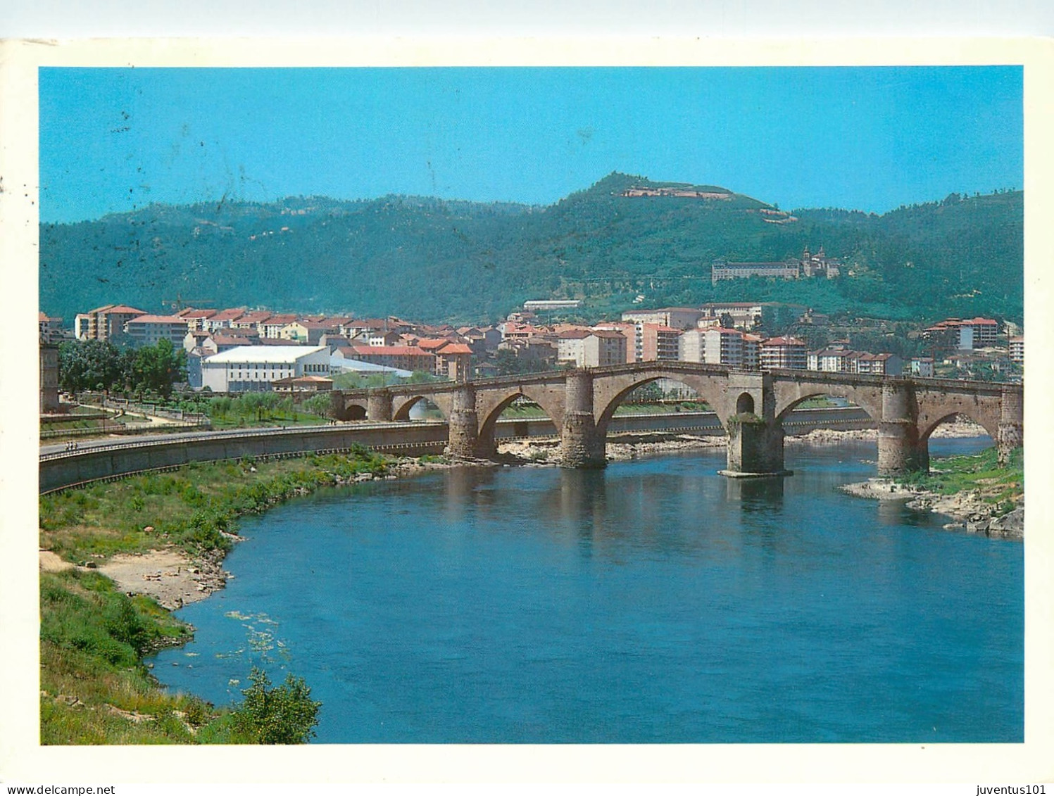 CPSM Orense-Puente romano sobre el rio Miño-Beau timbre     L2202