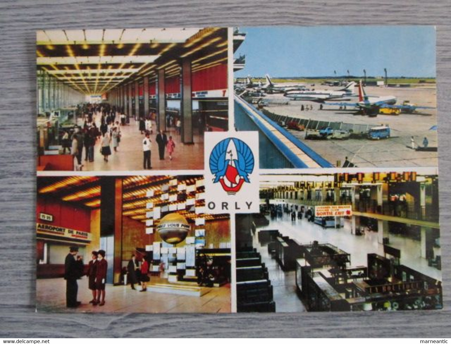 Cpsm Orly aéroport(94)multivue
