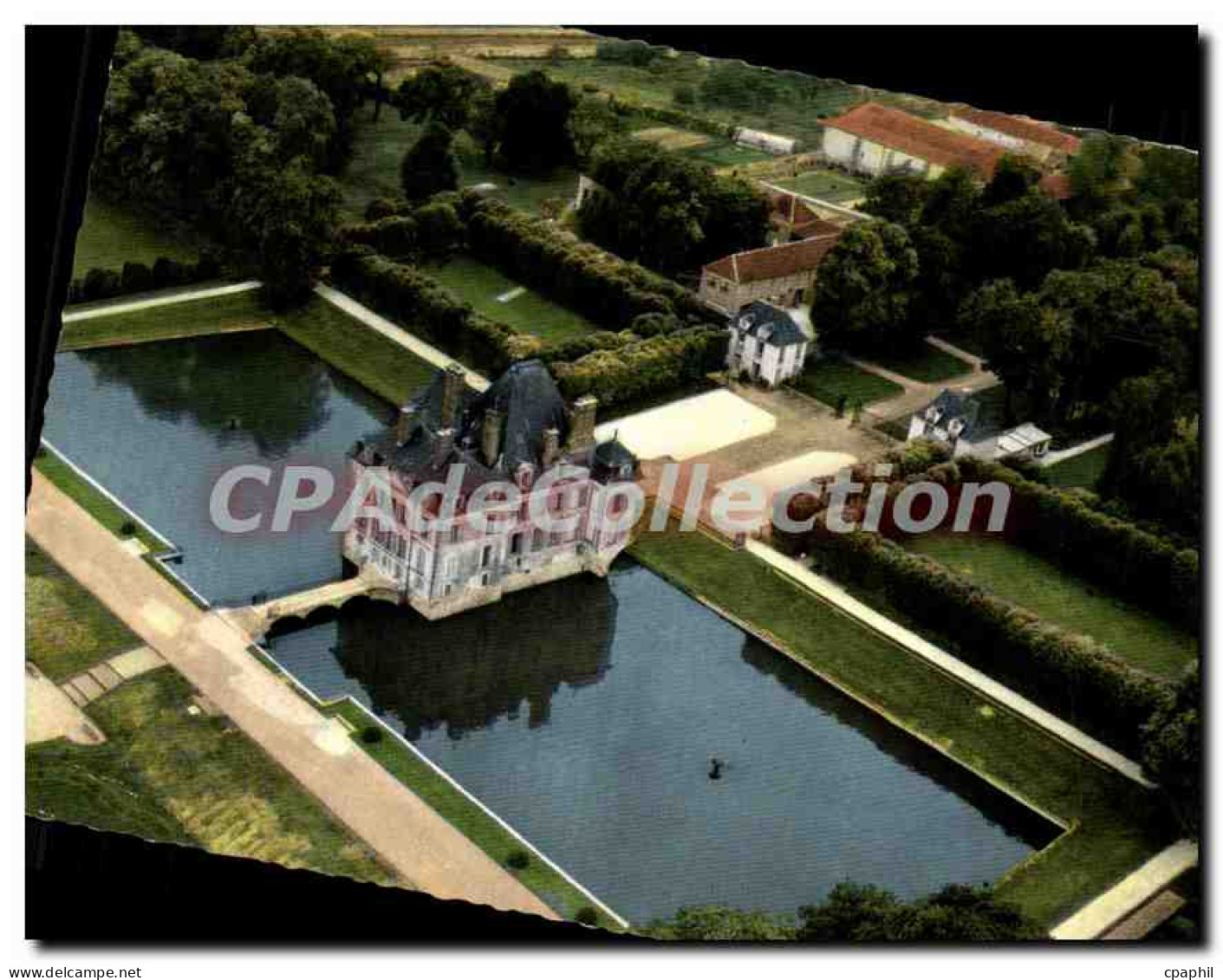 CPSM Ormesson sur Marne Vue aerienne Le Chateau