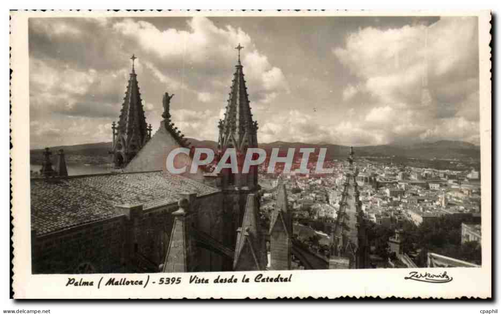 CPSM Palma Vistadesda la Catedral Mallorca