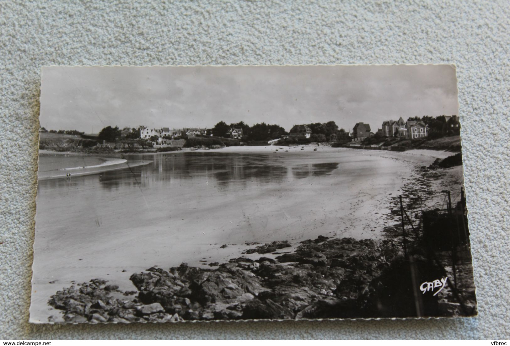Cpsm, Parame Rotheneuf, plage de Minihie, Ille et Vilaine 35