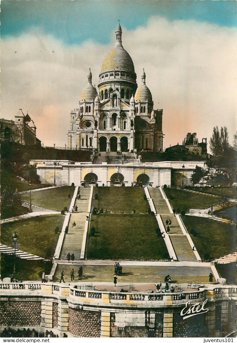 CPSM Paris-Sacré Coeur-Timbre      L2193