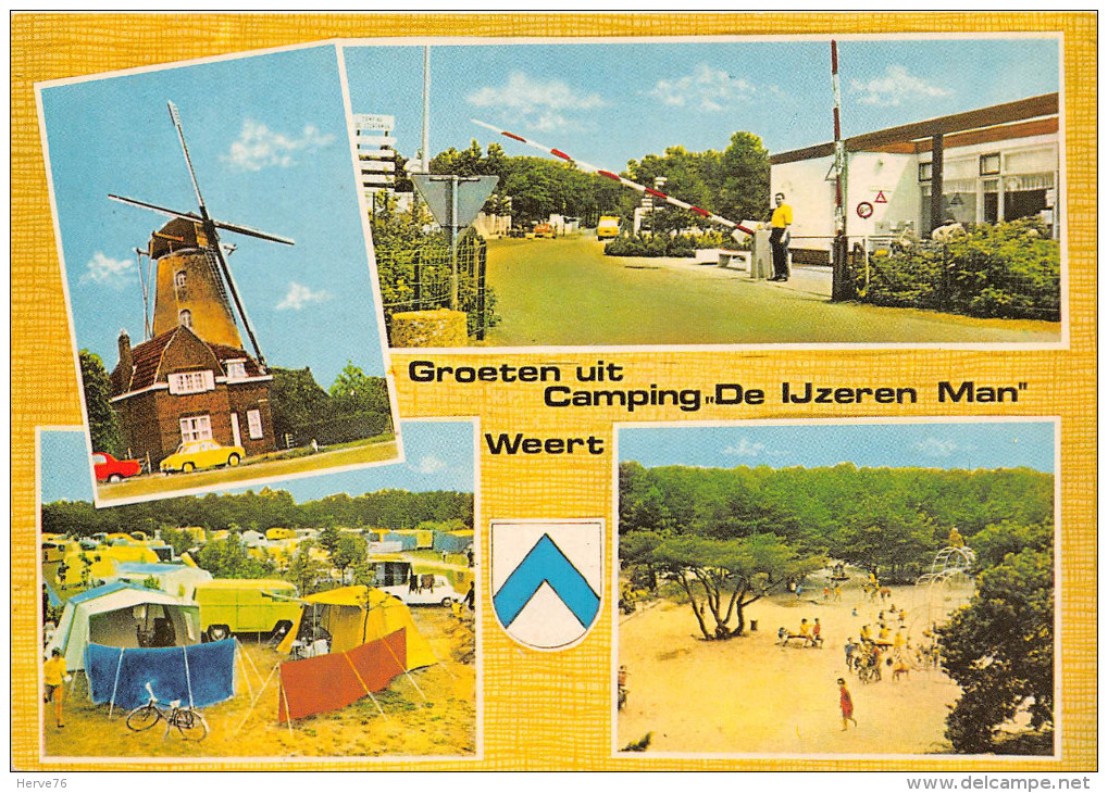 CPSM - PAYS-BAS - WEERT - camping De Ijzeren Man - multivues