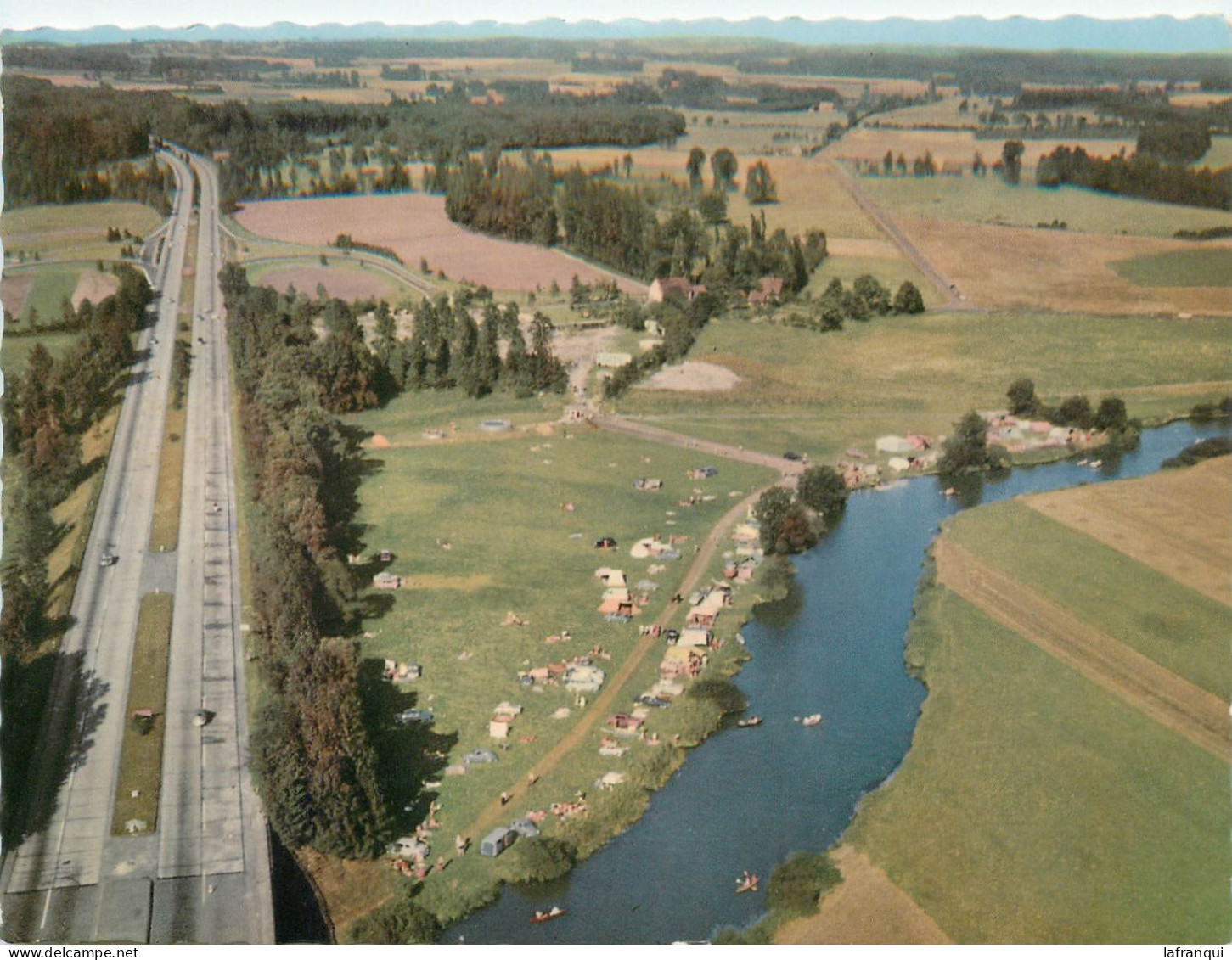 CPSM pays div. -ref-115- deutschland - beckum - camping und minigolplatz Lütke Uentrop - autobanabfahrt  soest  ahlen  -