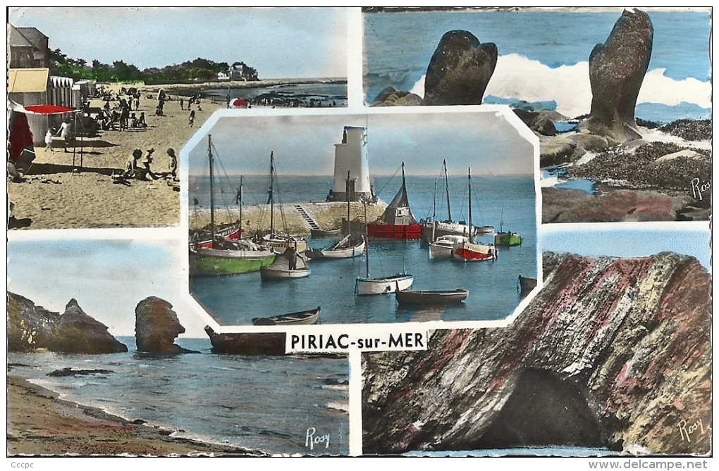 CPSM Piriac sur Mer vues multiples