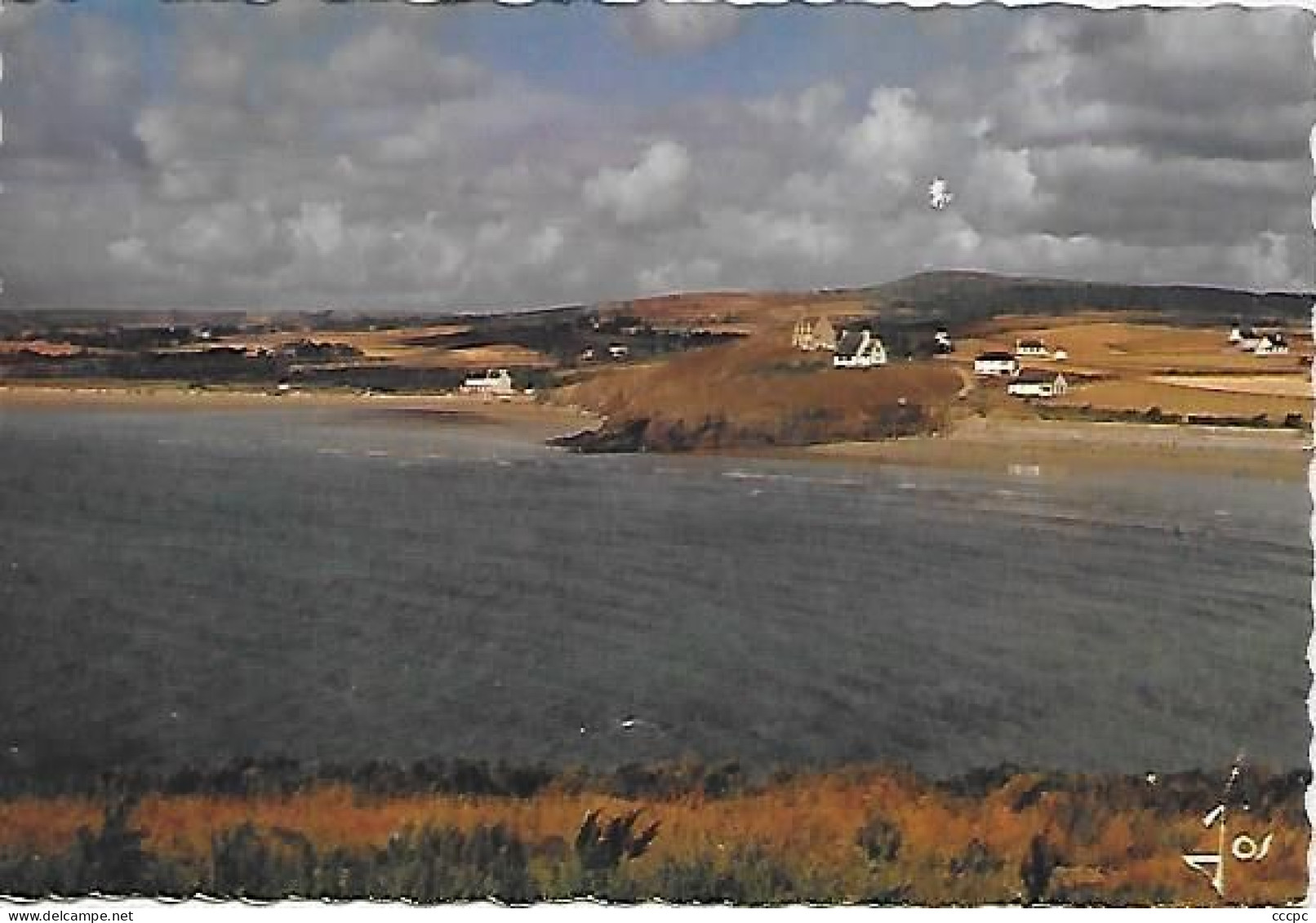 CPSM Plomodiern La Plage de Lestrevet et Port-ar-Vag