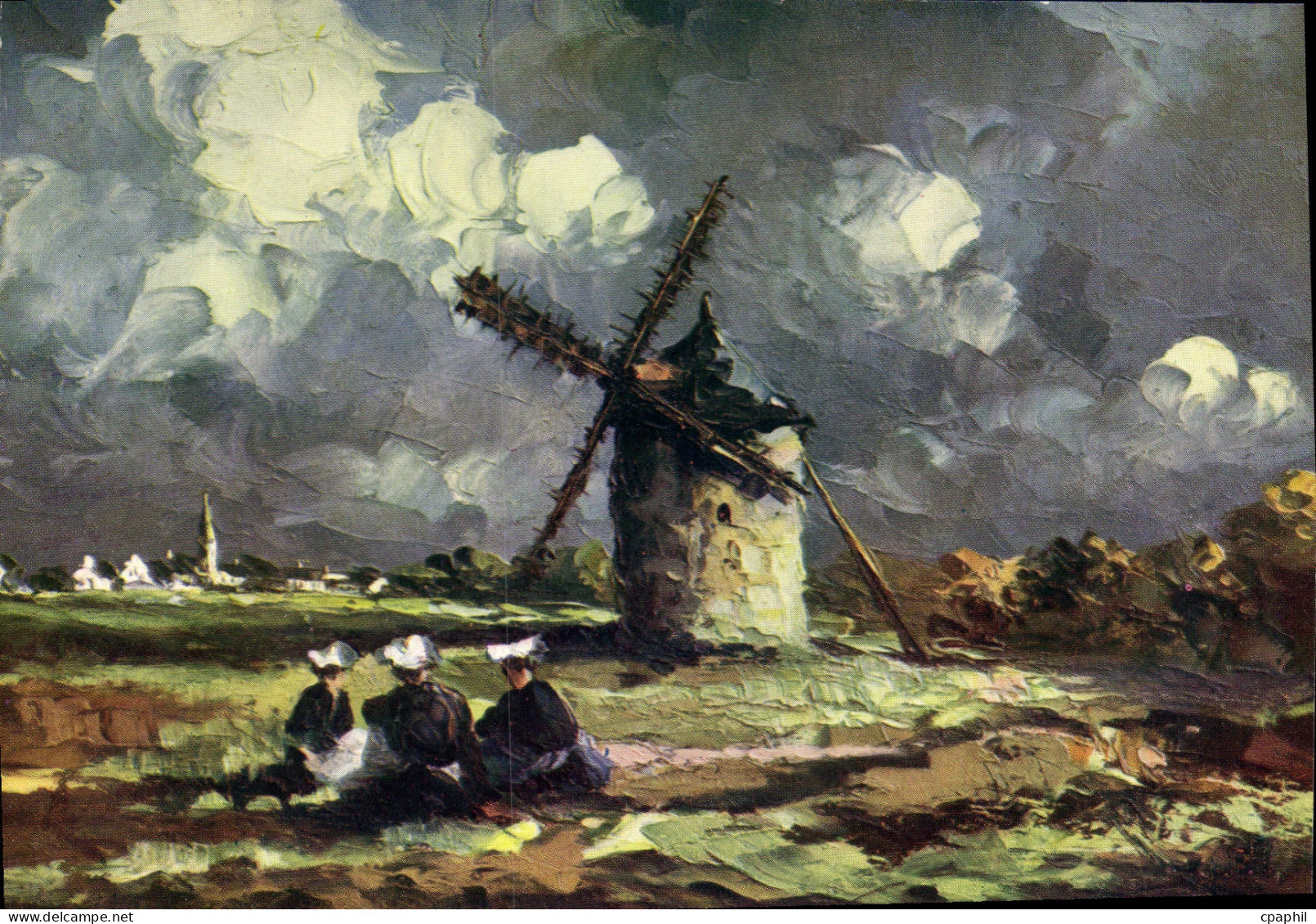 CPSM Pointe du Van Finistere vieux Moulin à Cleden Cap Sizun