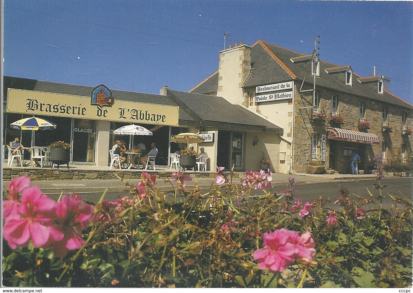 CPSM Pointe Saint-Mathieu Restaurant de la Pointe - Brasserie de l'Abbaye