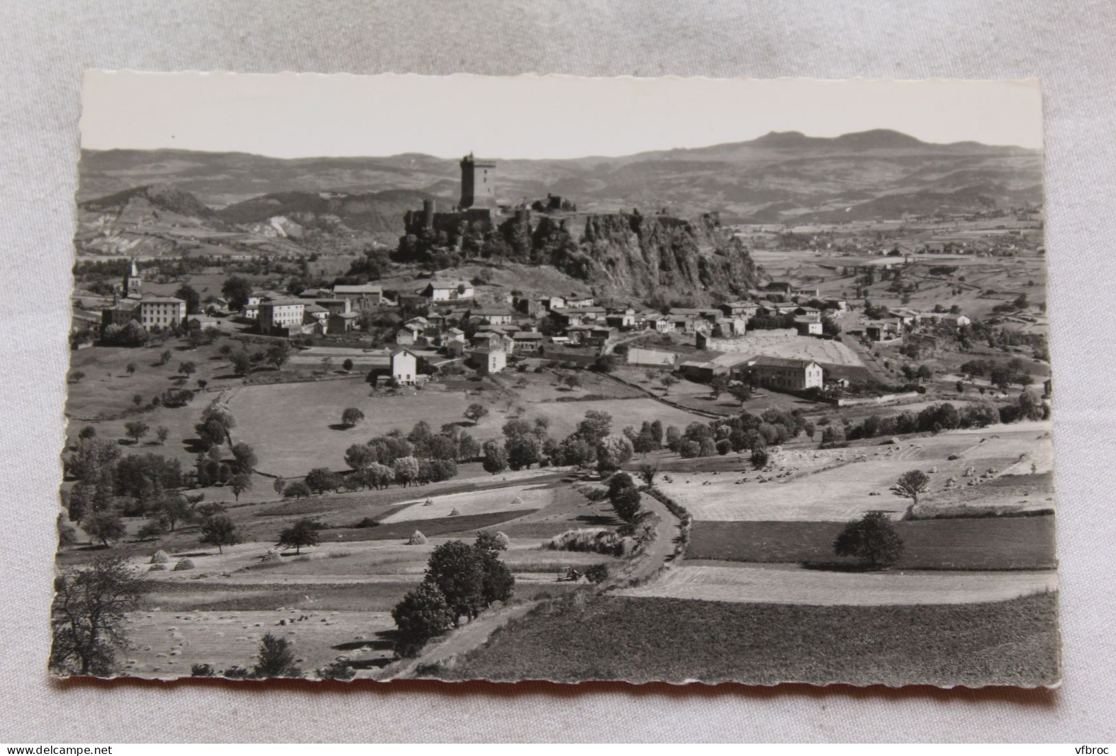 Cpsm, Polignac, vue générale, Haute Loire 43