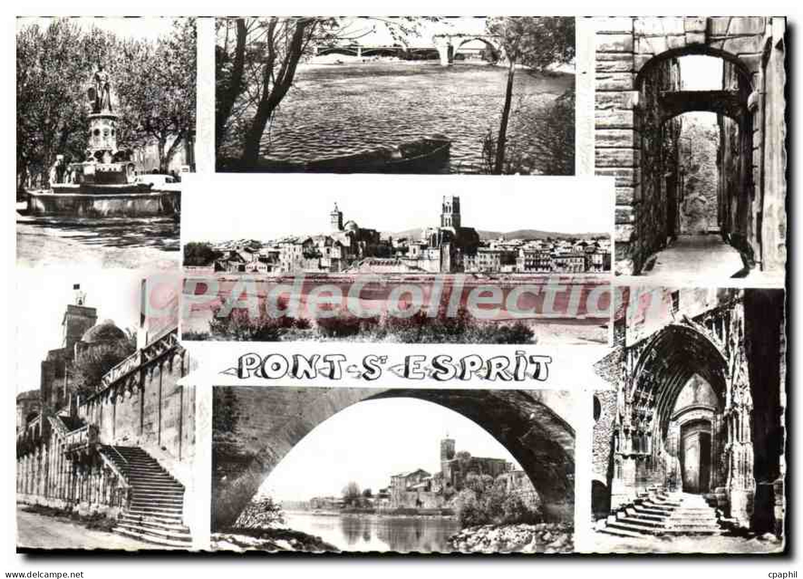 CPSM Pont Saint Esprit Place De La Republique