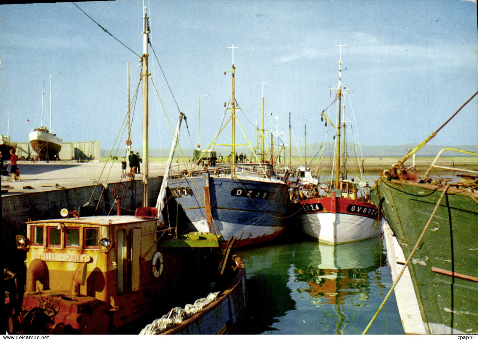 CPSM Ports Bretons Douarnenez Treboul Sud Finistere