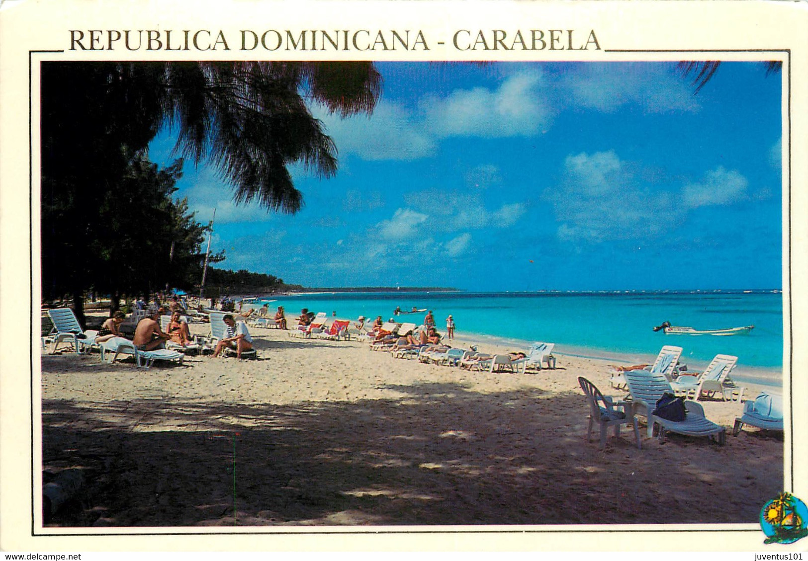 CPSM Republica Dominicana-Carabela-Beau timbre   L713