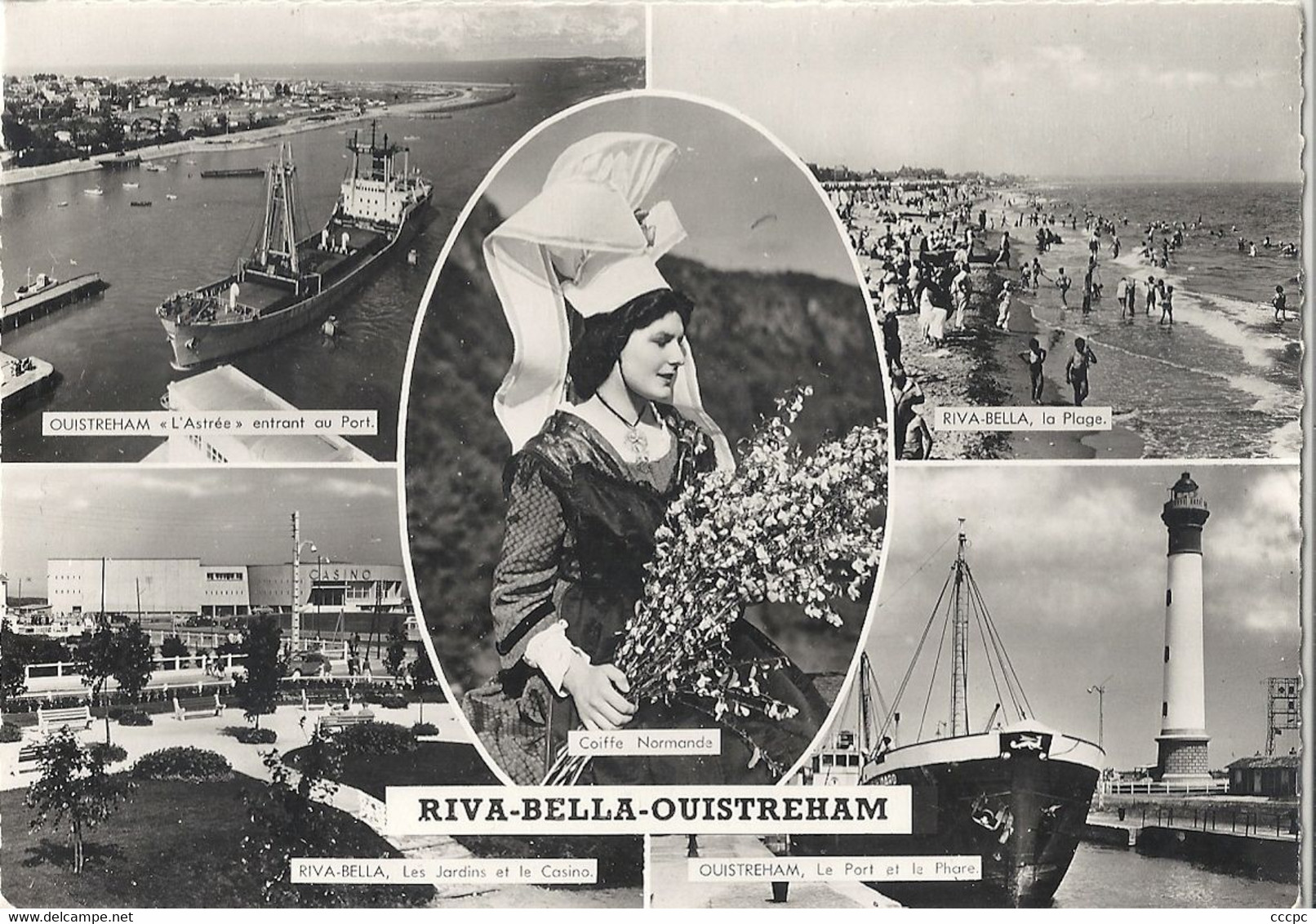 CPSM Riva-Bella Ouistreham vues multiples