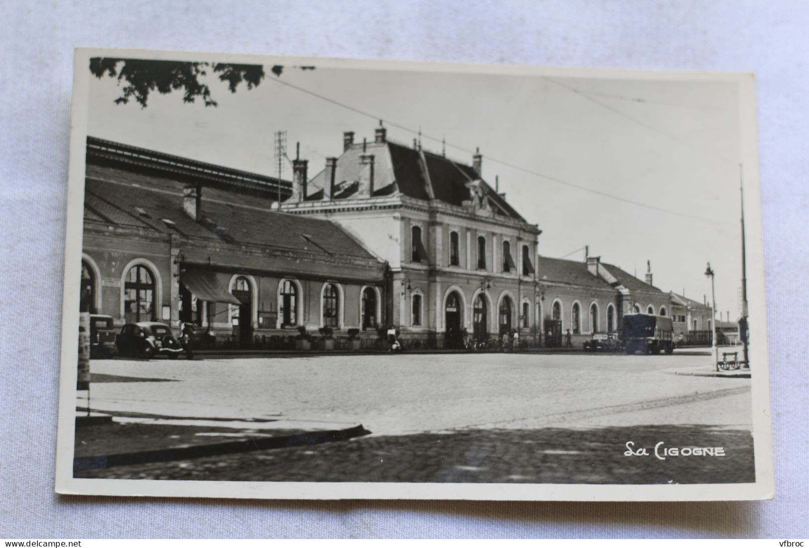 Cpsm, Roanne, la gare, Loire 42
