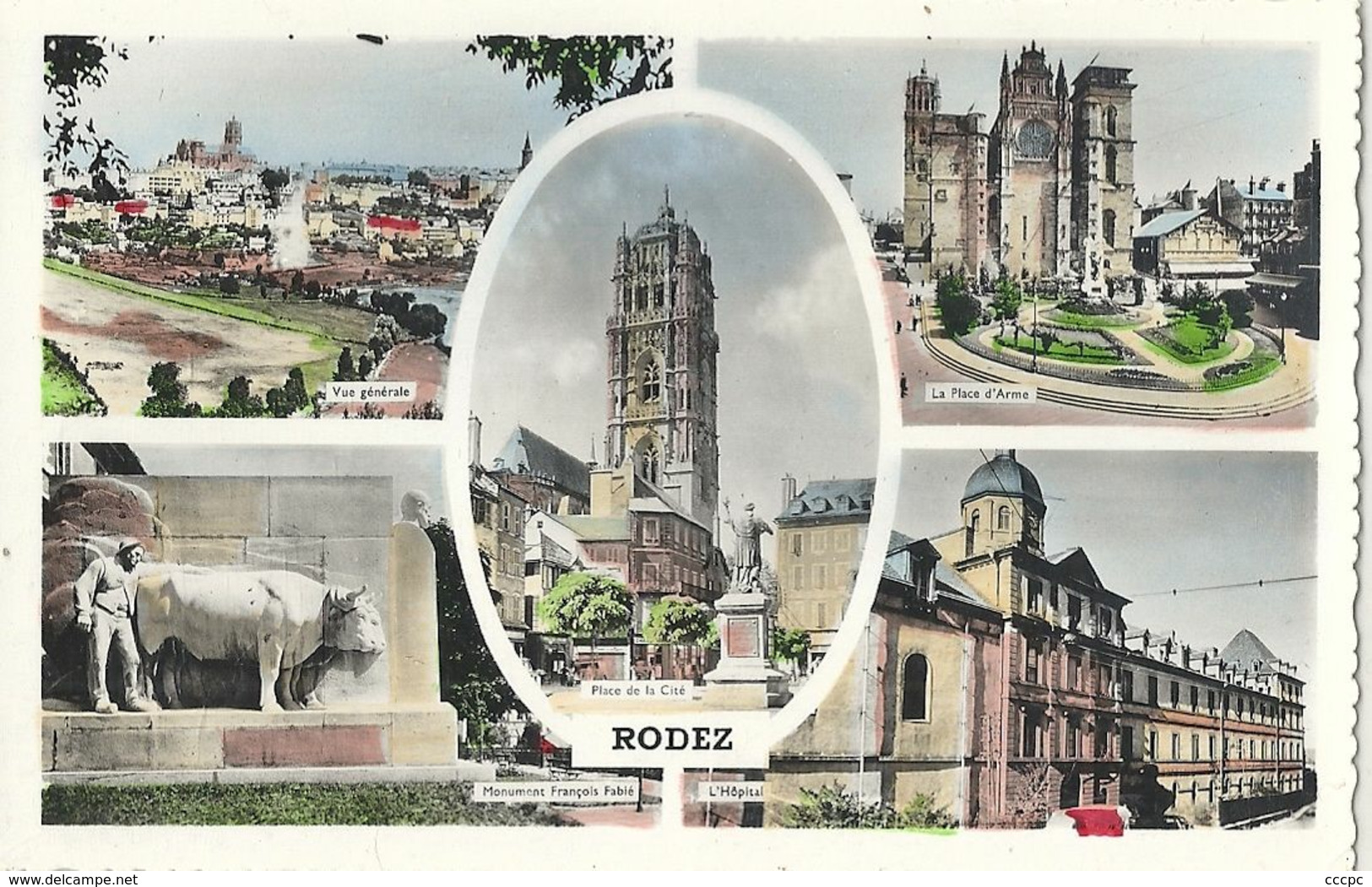 CPSM Rodez vues multiples