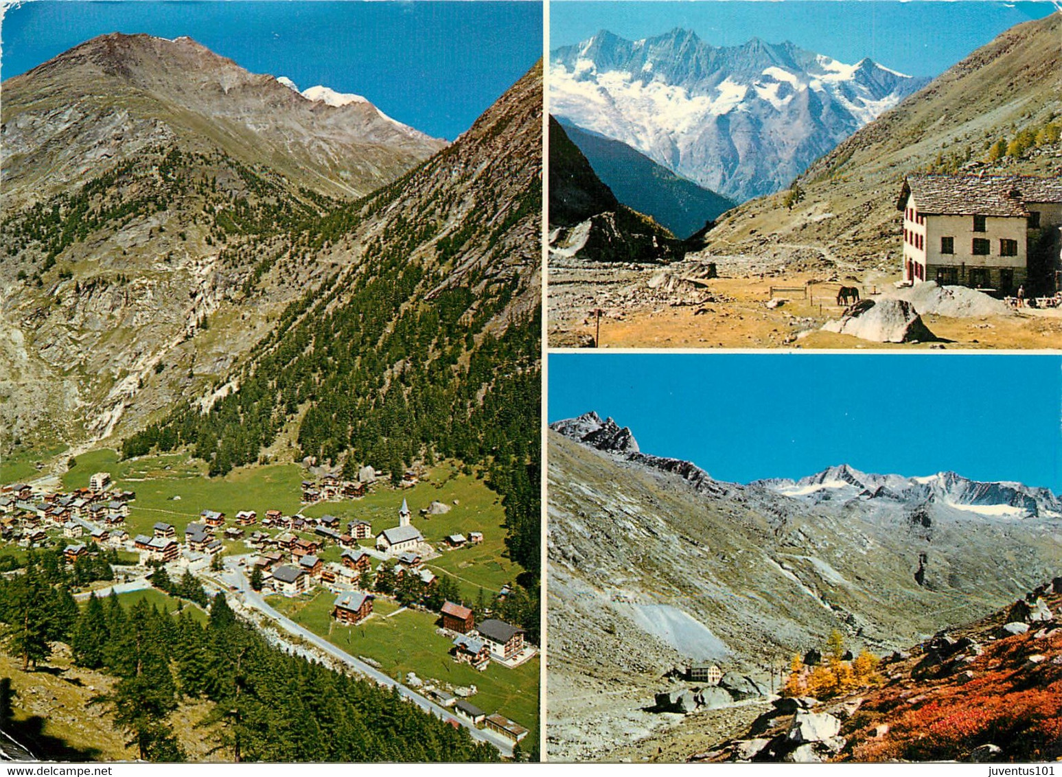 CPSM Saas Almagell-Beau timbre    L1314