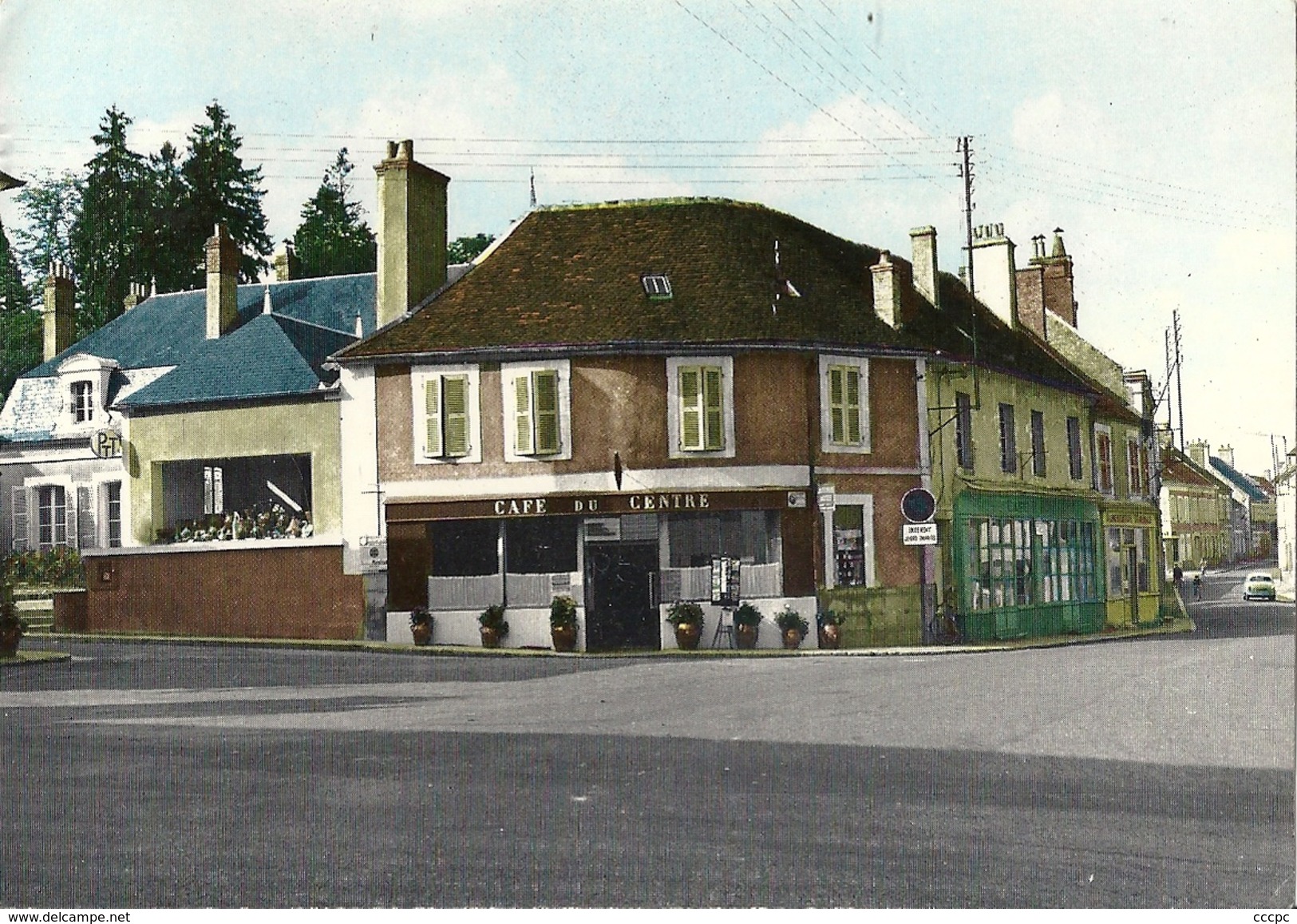 CPSM Saint-Amand-en-Puisaye Route de Cosne