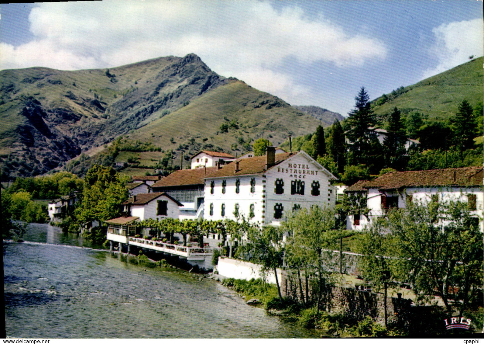 CPSM Saint Etienne De Baigorry Hotel Du Trinquet