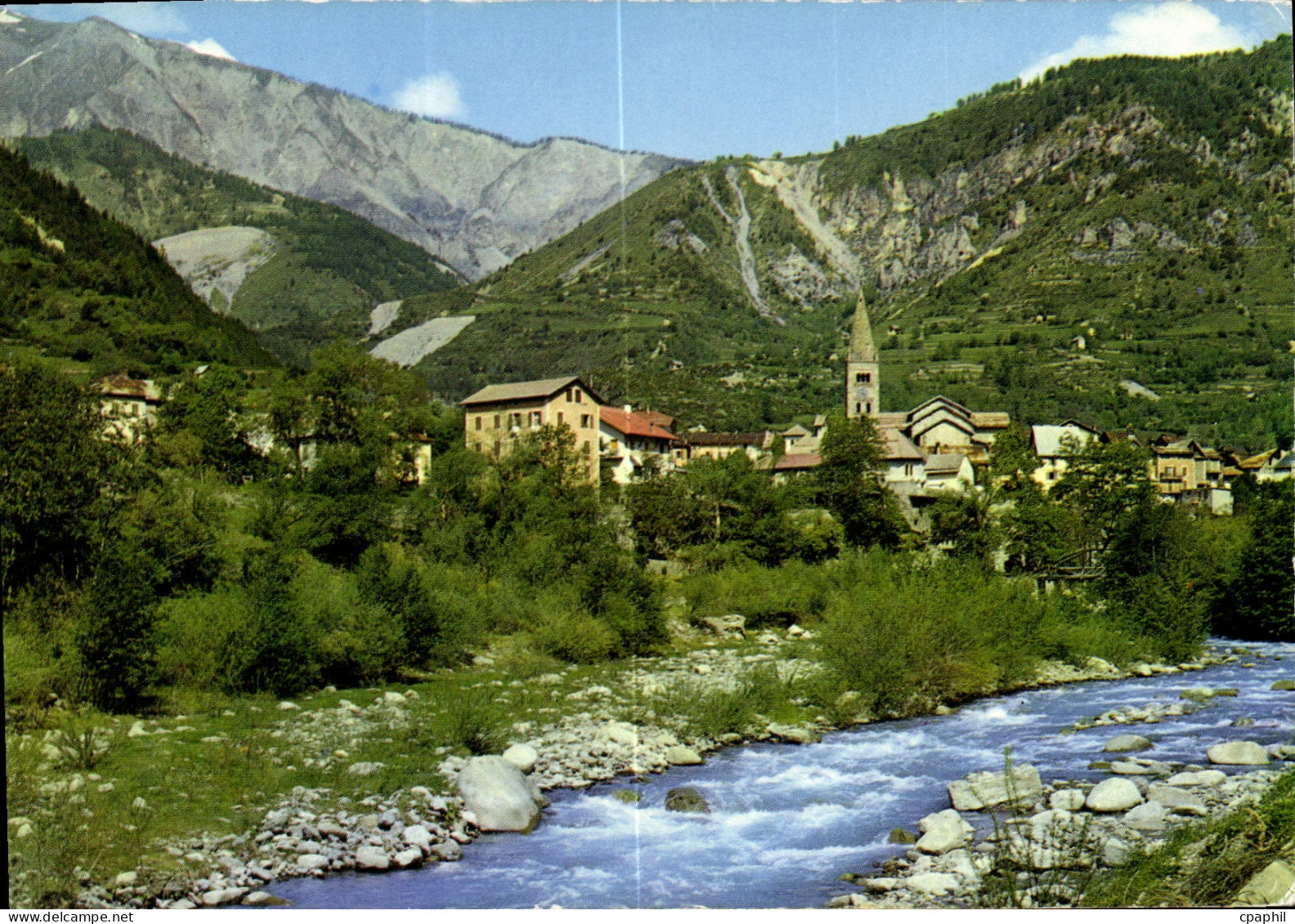CPSM SAINT-ETIENNE-de-TINEE vue générale