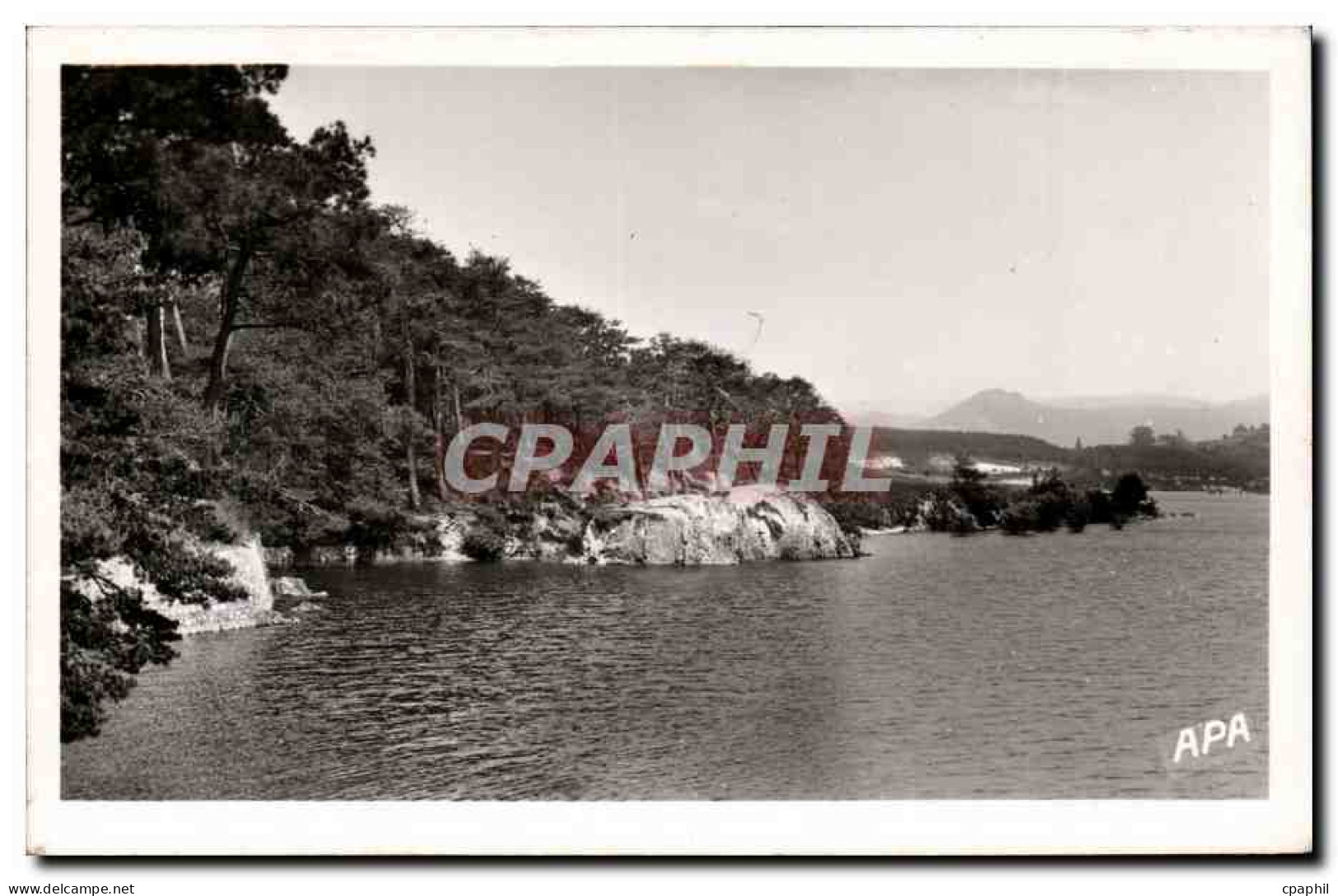 CPSM Saint Ferreol Un coin du bassin