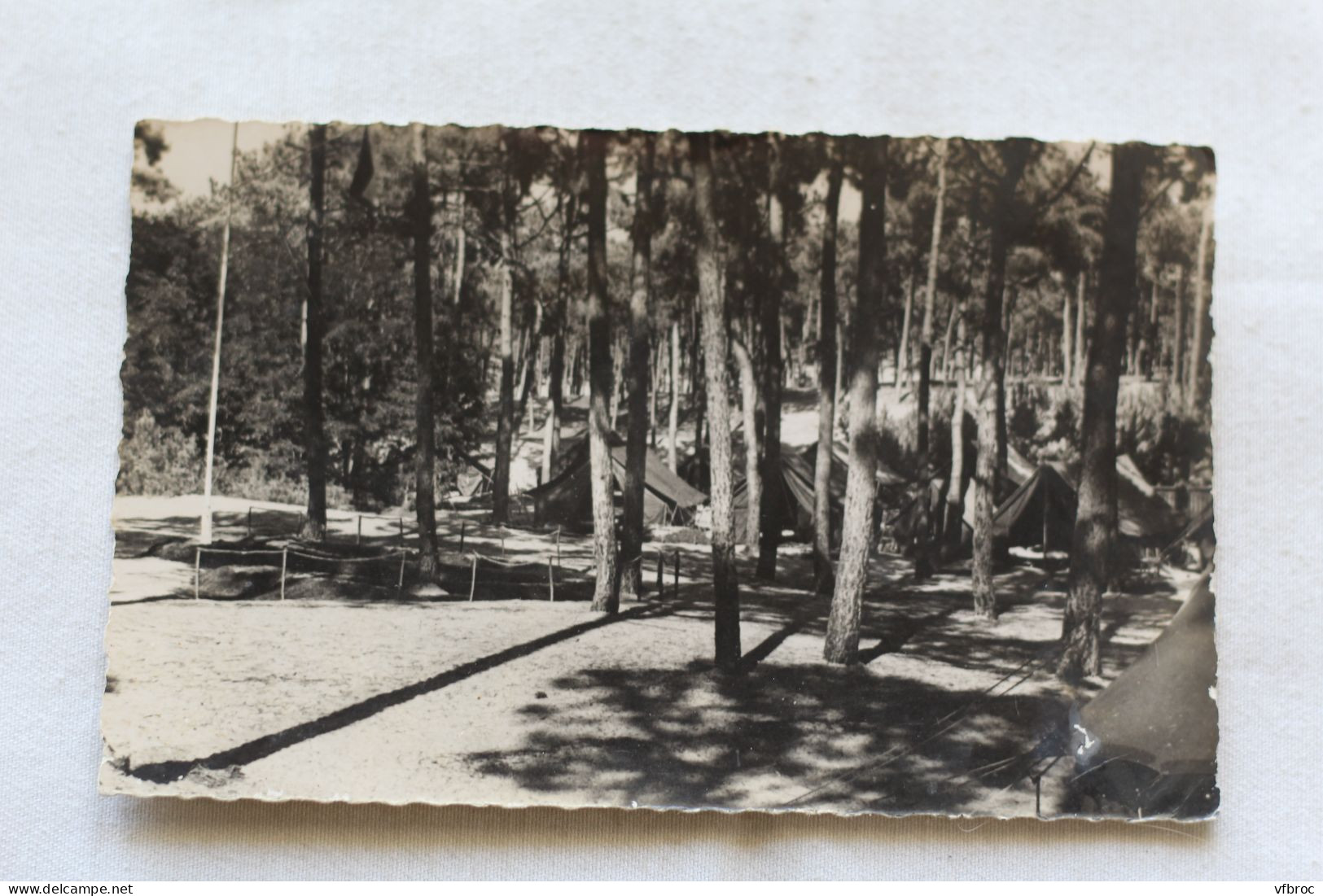 Cpsm, Saint Hilaire de Riez, camp de l'Océan "Poitou", SNCF, Vendée 85