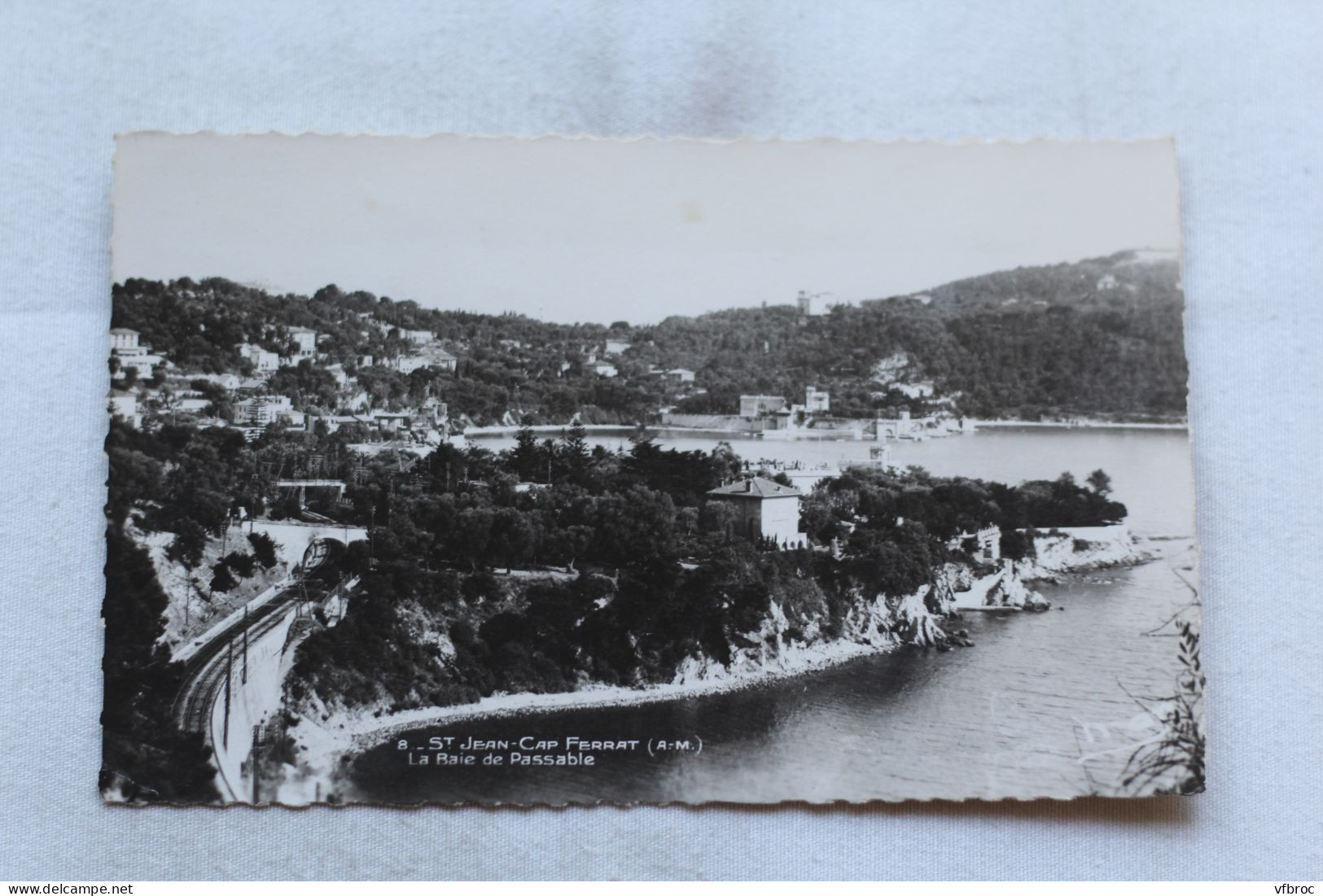 Cpsm, Saint Jean Cap Ferrat, la baie de Passable, Alpes Maritimes 06